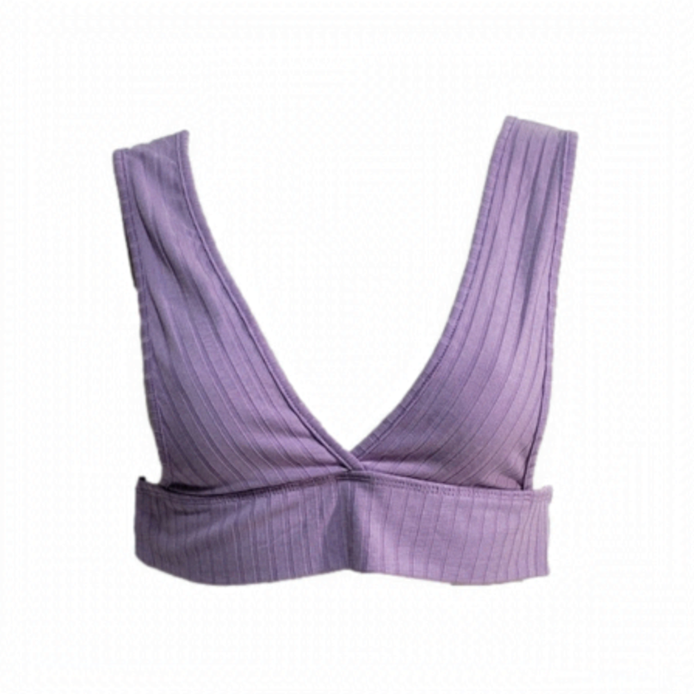 SHEIN Purple Crop Top